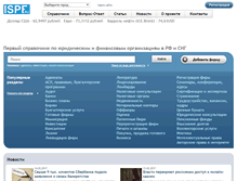 Tablet Screenshot of ispf.ru